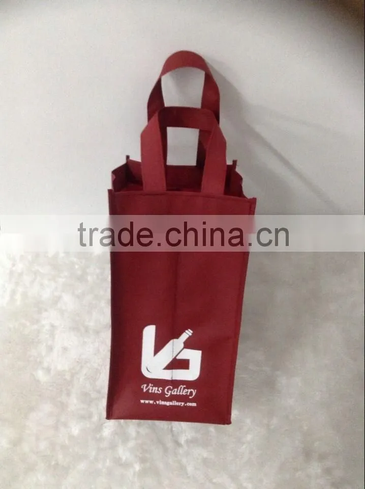Non-Woven Vineyard One Bottle Personalized Wine Bags Wine Bottle Bag