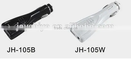 New hot selling In-car Wireless audio system headphones with FM transmitter charger and mount for ipad/iphone JH-105-1