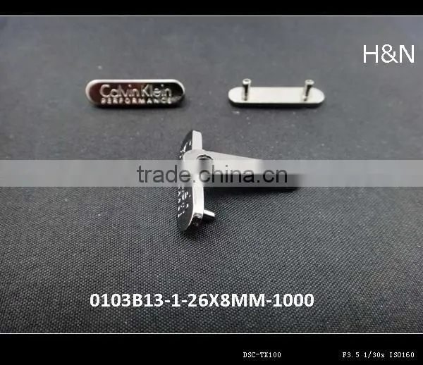 Factory custom metal shelf label