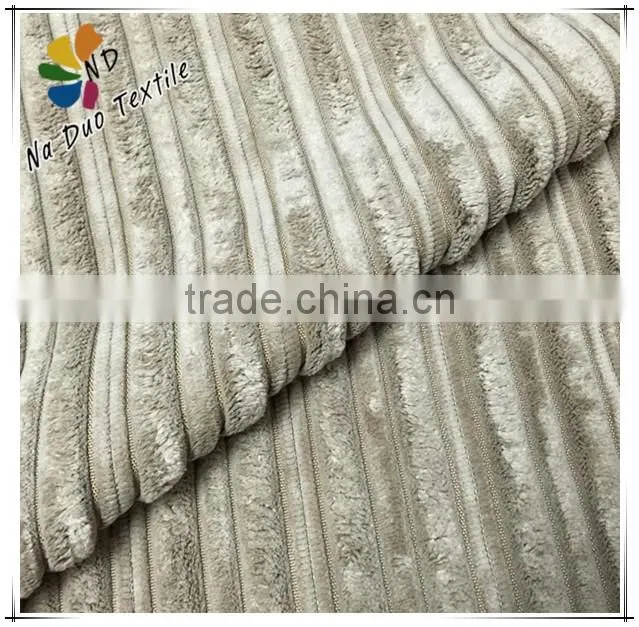 100%polyerster Corduroy of Corner Sofa Fabric