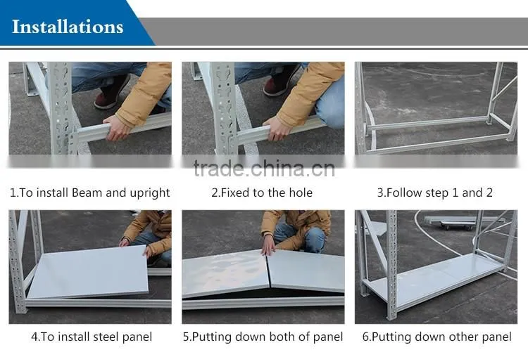 orange beam racks manufacturers steel plate storage racking system