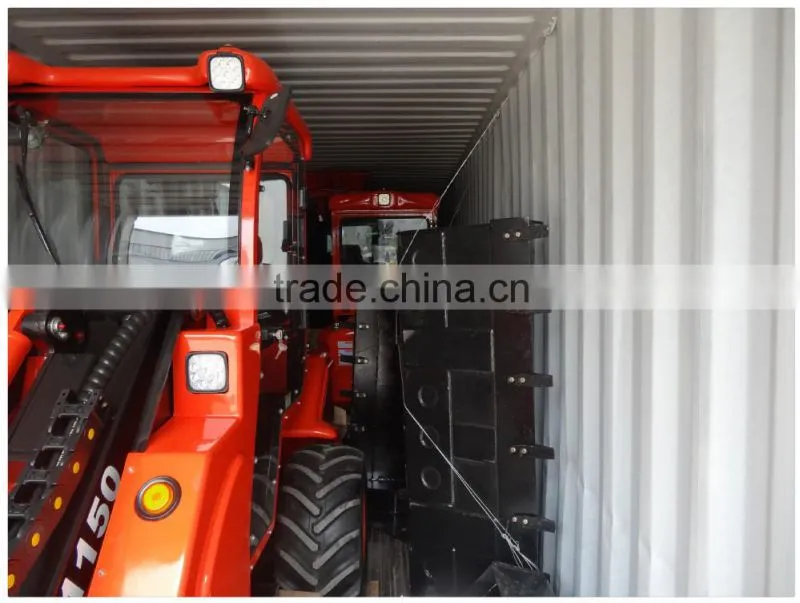Garden trimmer machine, hedge trimmer tractor wheel loader for sale