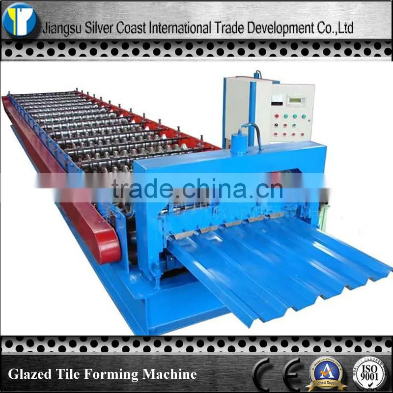 Color tile making machine/ Steel tile forming machine