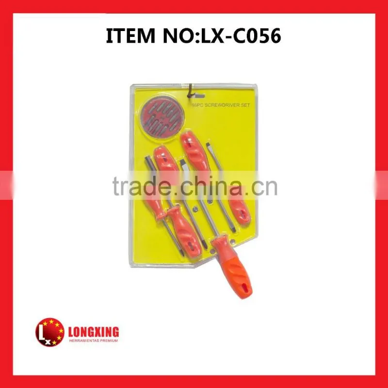 Factory Supply best selling 16 pcs multi-function screwdrivers set LX-C056
