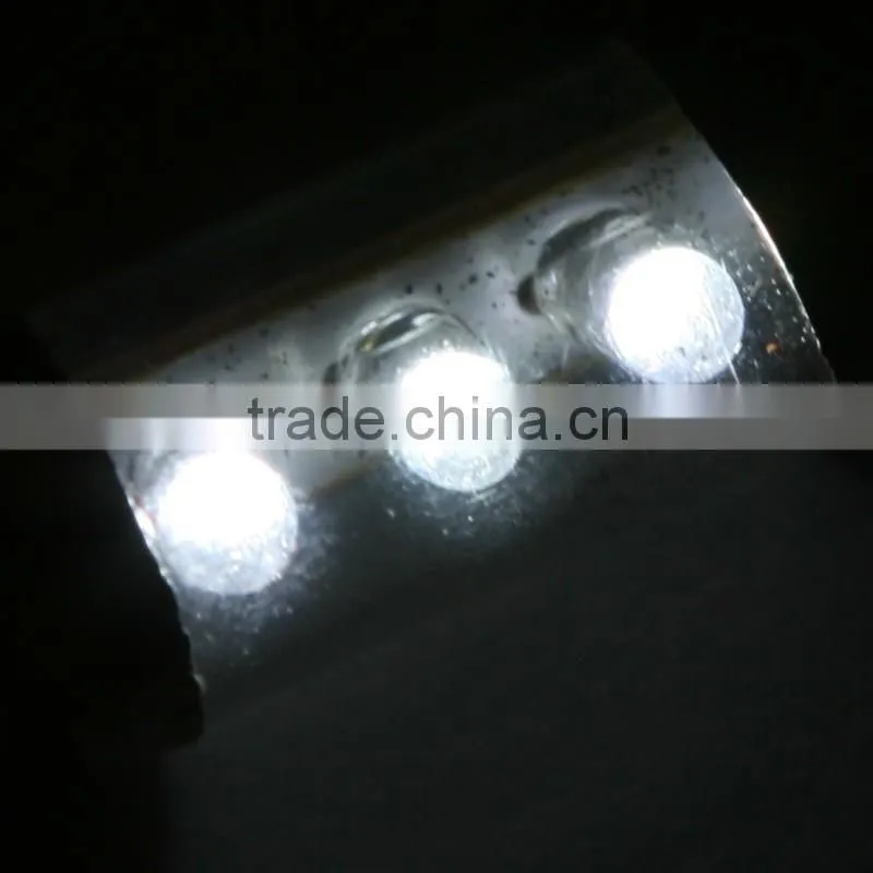 36mm 3 White LED Car Interior Dome Festoon Light Lamp Bulb