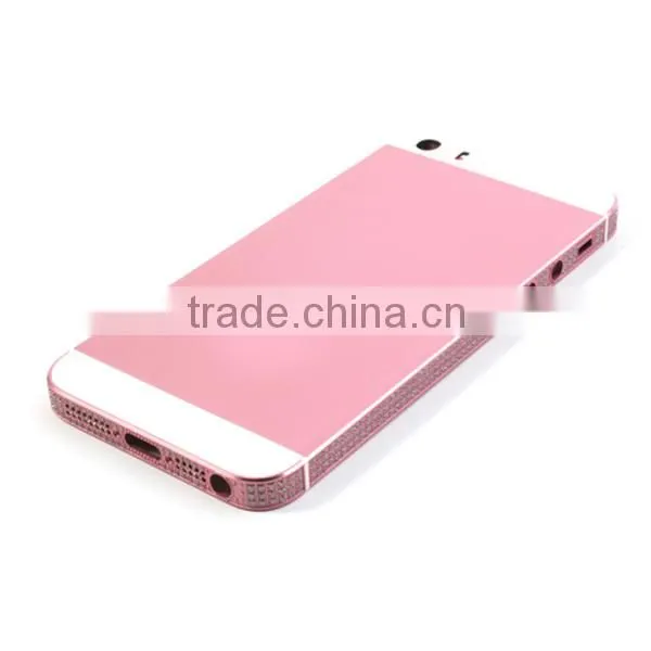 pink diamond back cover housing for iphone 5s