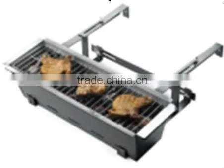 European Powder Coated balcony bbq grill