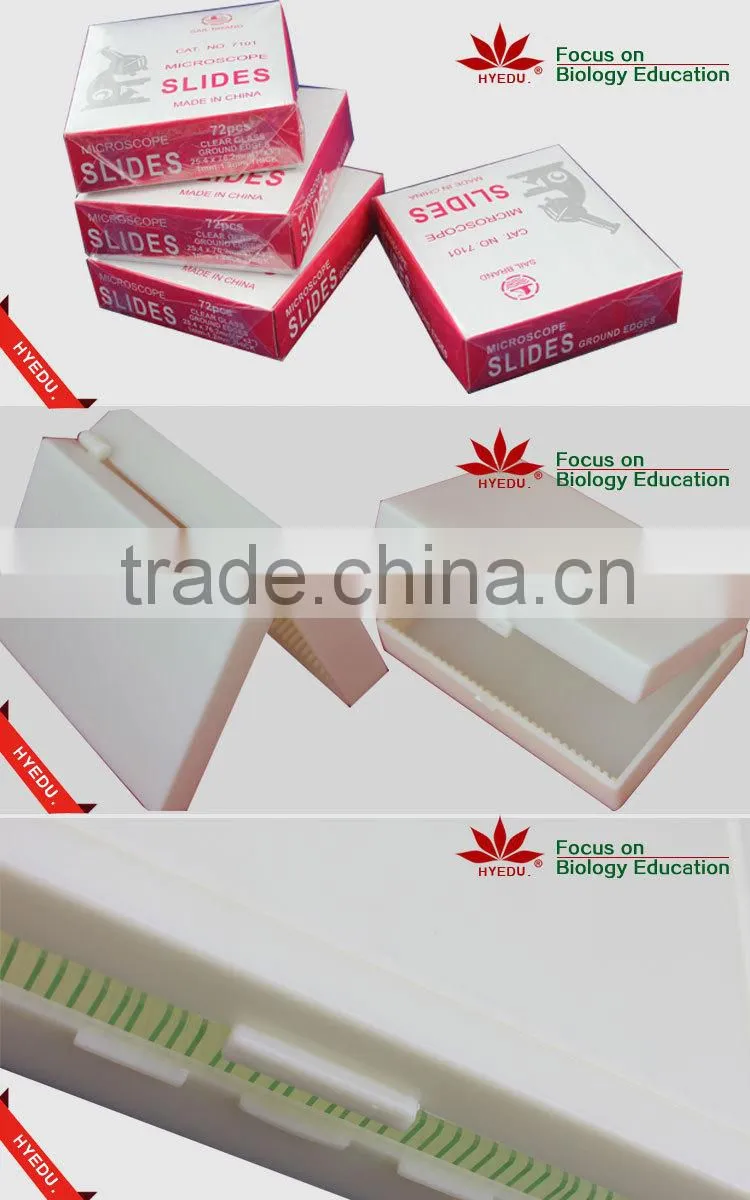 High quality and competitive price science histology lab prepared slides set