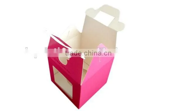 high quality taking away cake boxes box with cmyk printing in shanghai