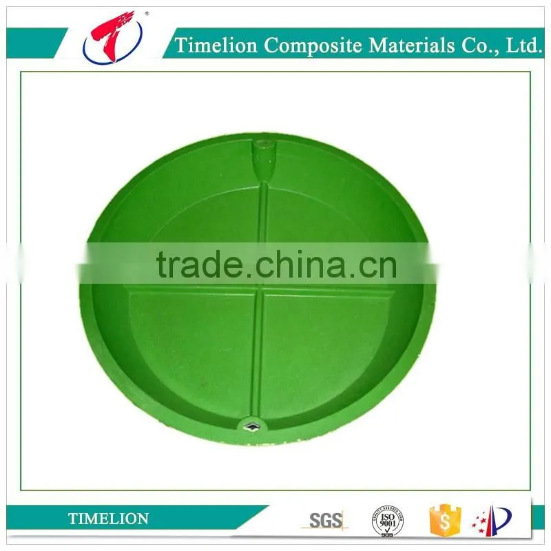 Hot sale high quality fashion EN124 Dia700mm BMC Plastic Big Flower Pots Manhole Covers