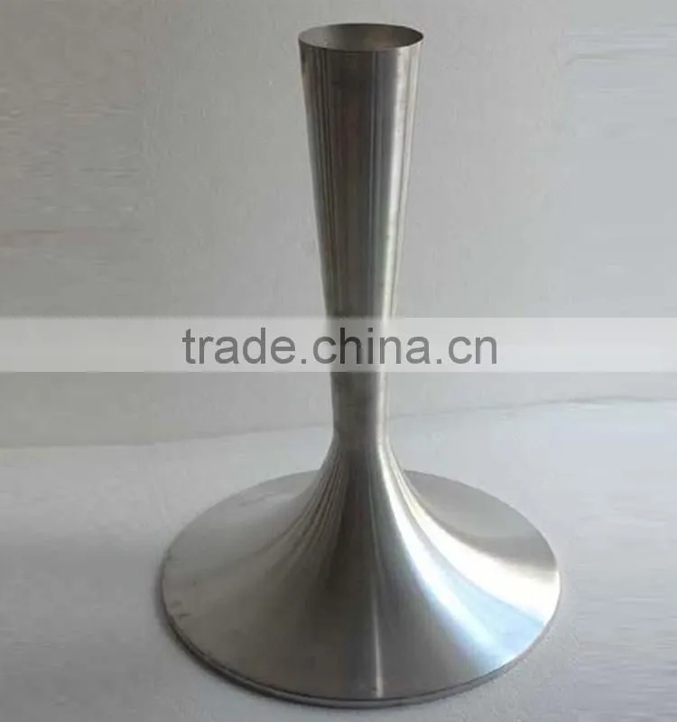 Custom wrought iron table bases unique black cast iron table base