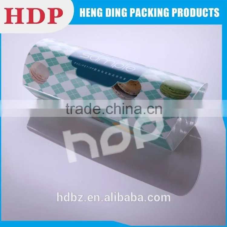 clear plastic die cut box