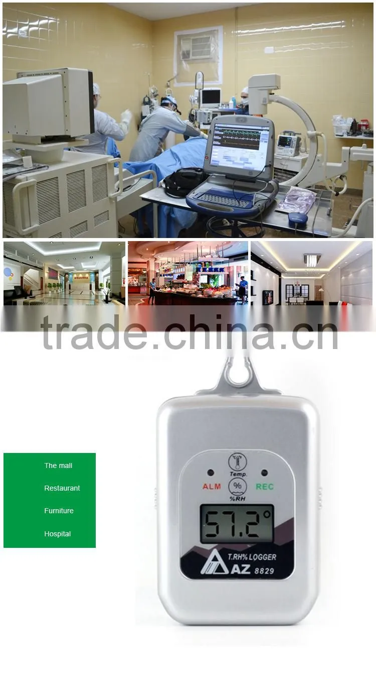 Warehouse Cold Storage Refrigerated Truck AZ 8829 Automatic Intelligent Temperature and Humidity Data logger