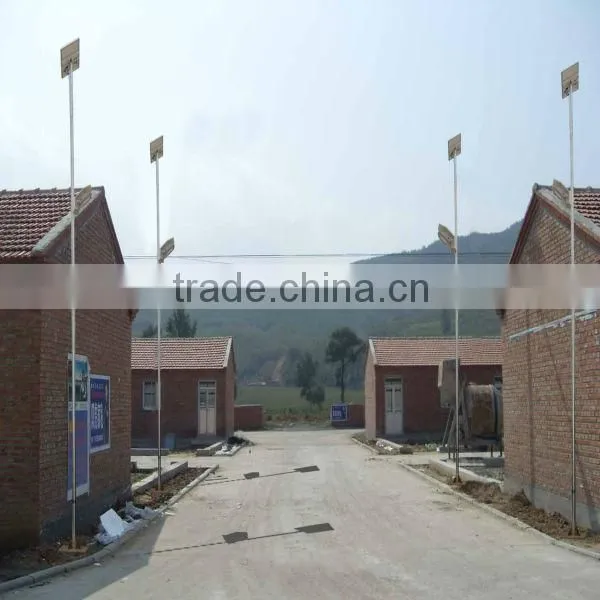 shenzhen mindtech automatic time-controlled solar street light pole IP65 certificated CE&RoHS MRD 807