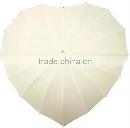Heart Wedding Umbrella (ivory)