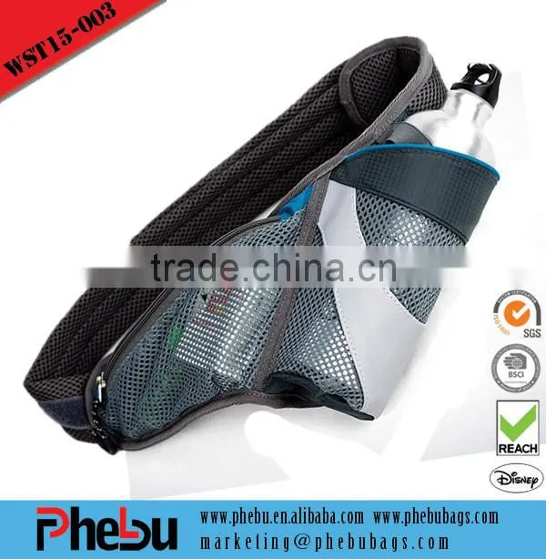 Cheap small solar panel sport waist bag(WST16-007)