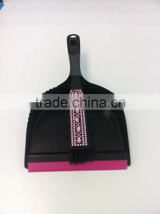PLASTIC PP DUSTPAN AND BRUSHES