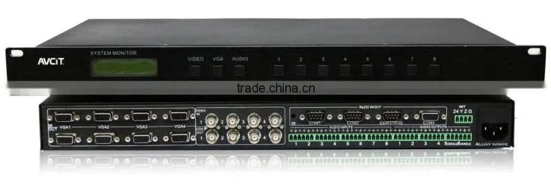 4x4 Full Seamless Multi-format Matrix Switcher Audio Video Controller Solution Programmable Central Controller