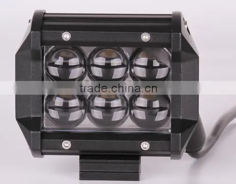 06B-18W new arrival two rows cree chip 10-30V DC led light bar 4D reflector perfect waterproof