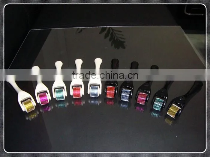Derma roller 540 needles/derma skin roller/micro roller therapy 540 needles derma roller with 0.2mm-3.0mm needle size