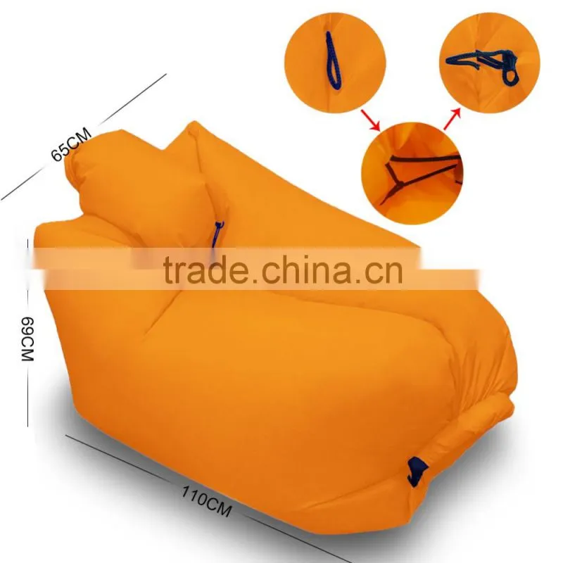 Factory Wholesale 3 season type and air filling inflatable sleeping bag