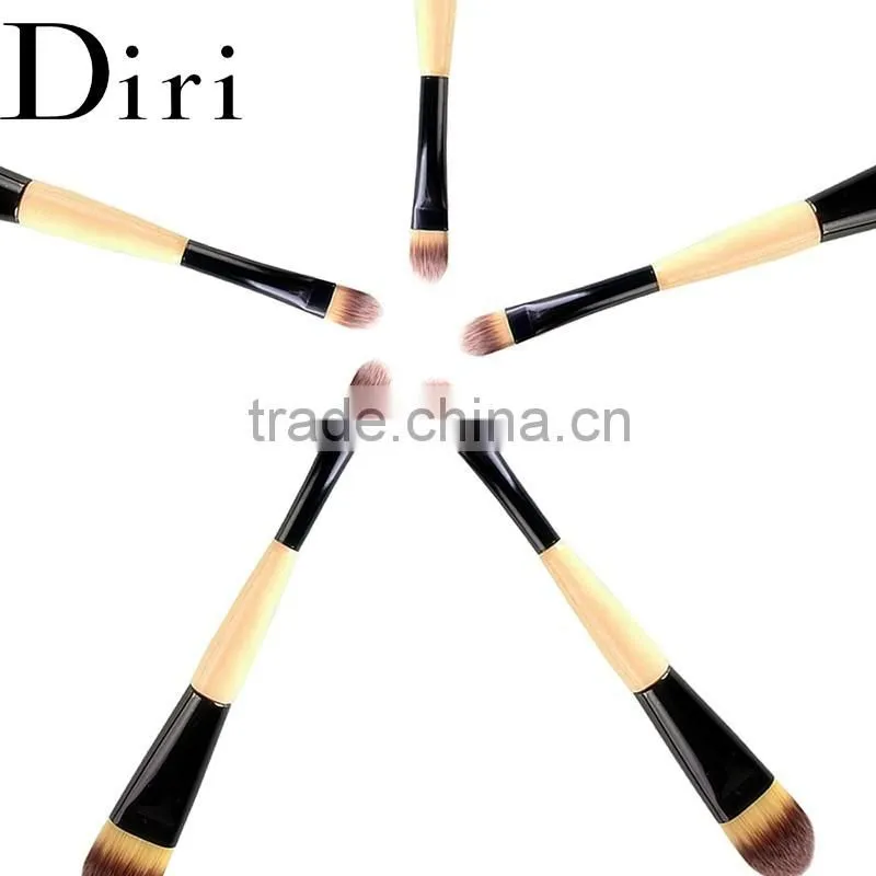 Double Ended Tapered foundation and concealer cosmetic Brush