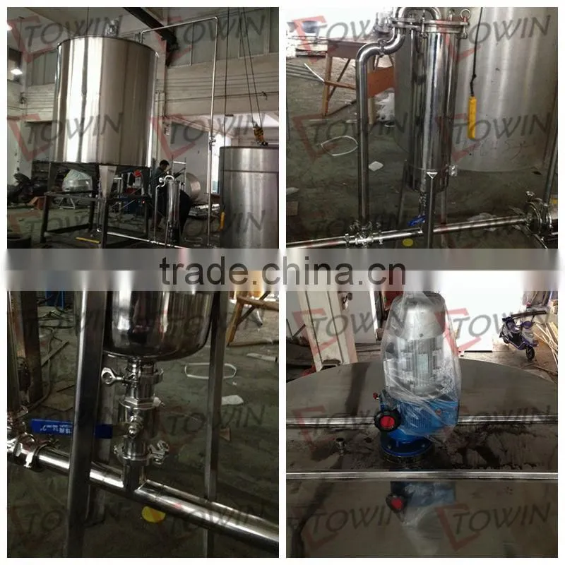 100-10000L stainless steel high pressure chemical reactor with condensor