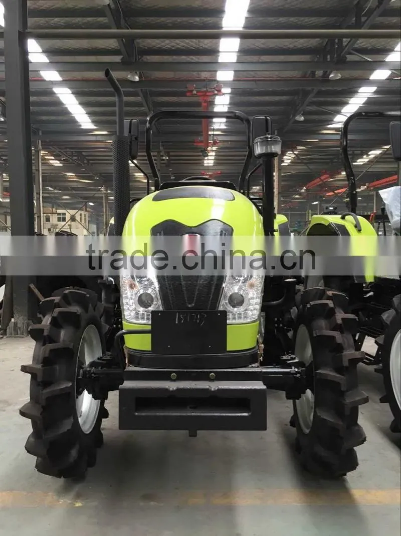 80hp 4WD wheel farm tractor with best service on sale