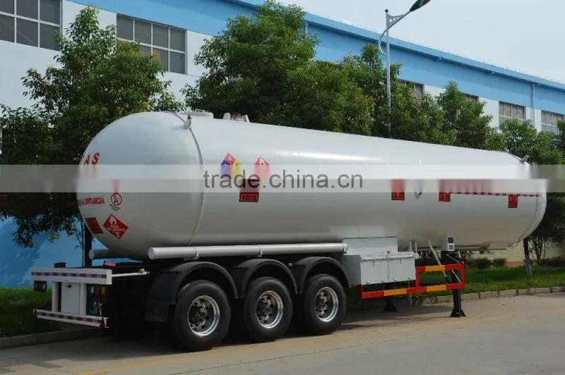China made (C3H8) 3 axles/tri-axle LPG tank trailer