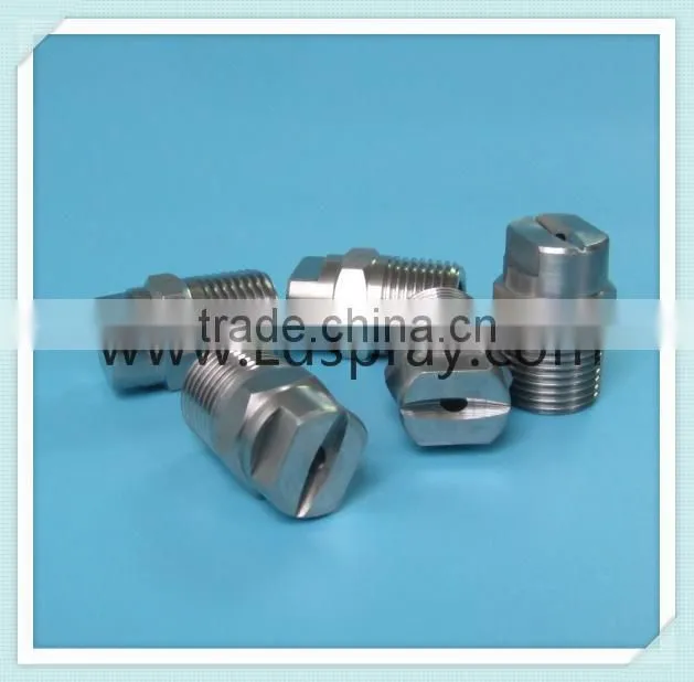 HU series stainless steel flat jet spray nozzle