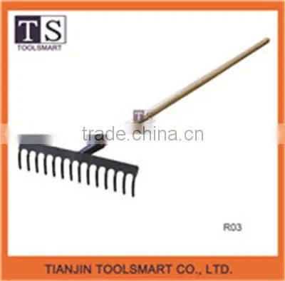 garden landscape leaf rake