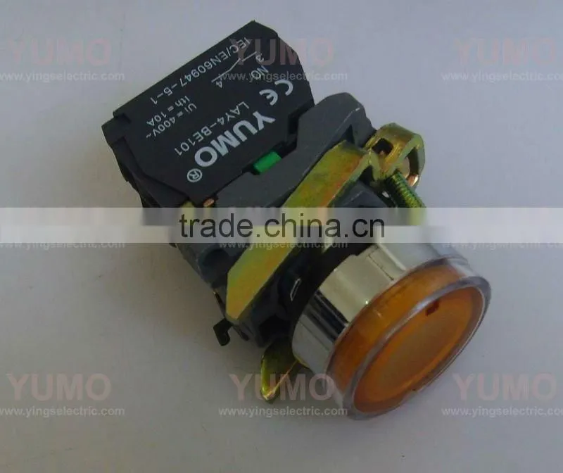 Push button switch LAY4-BW3561 24V YELLOW