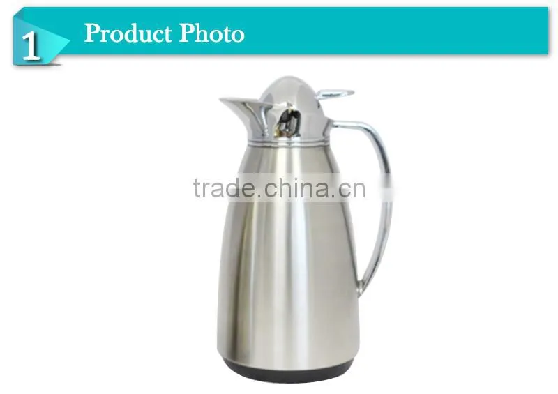 High quality glass inner vacuum coffee jug insulated water pot (JGUF-D)