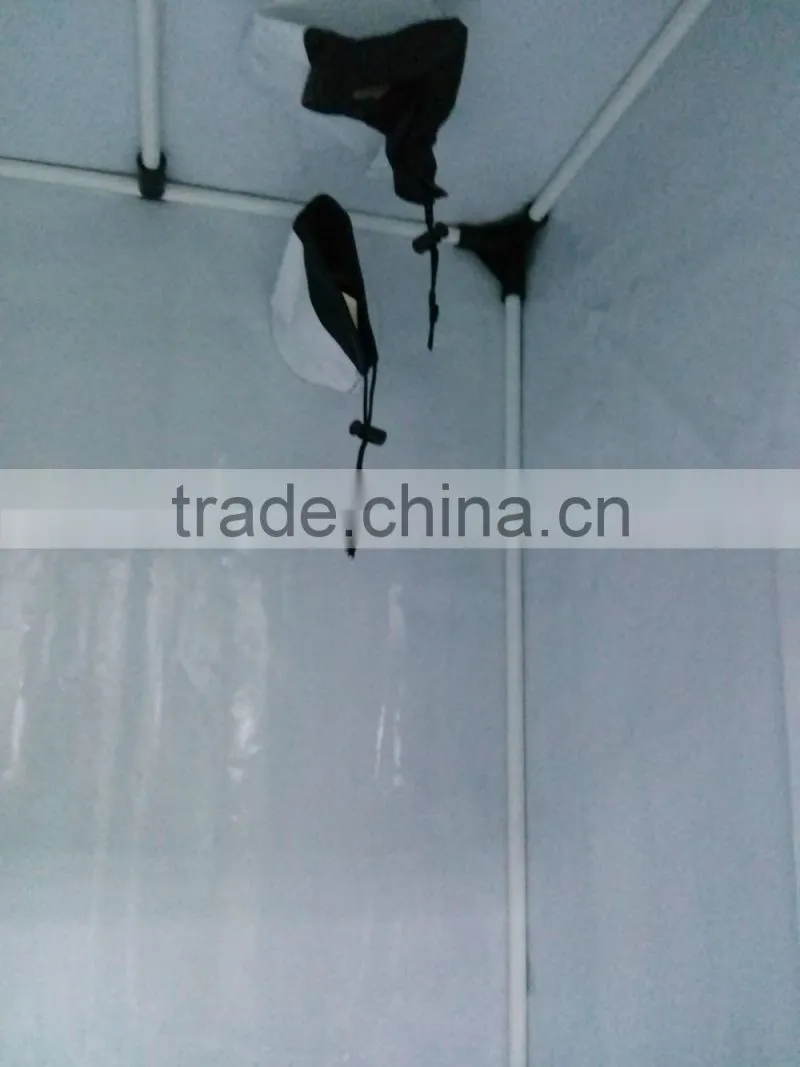 New triangle style high quality grow tent material grey mylar 600D grow room grow tent hydroponics