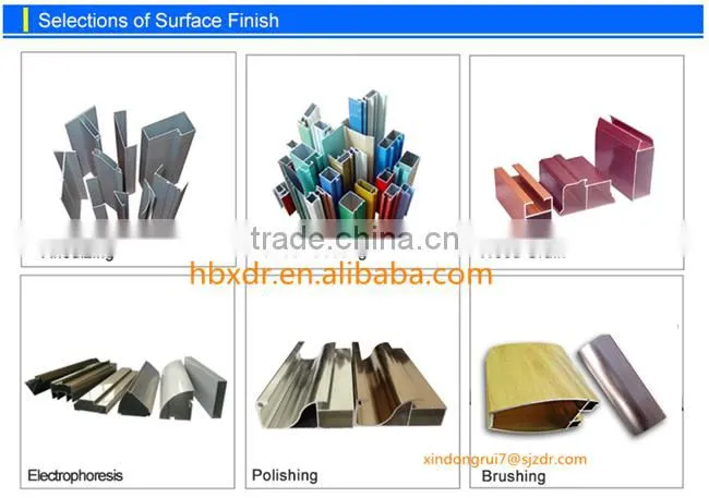 6063 T5 Industrial Anodized Aluminium Profile for Exhibition Stand
