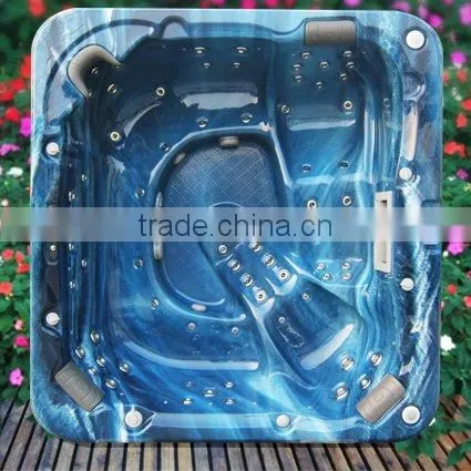 Wholesale china factory Simple small acrylic bath tub with PU pillow