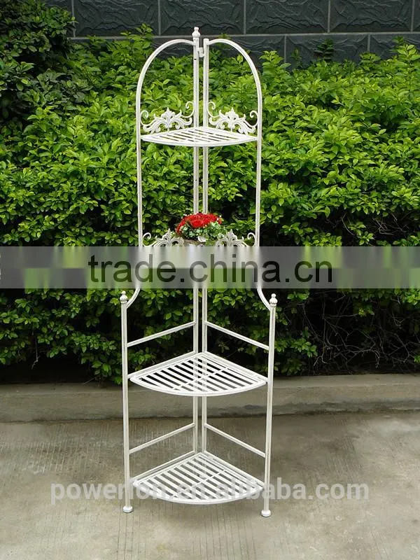 Wrought Iron 4-Tier Corner Rack Barthroom Rack PL08-5604