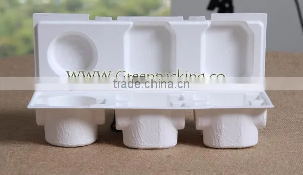 Compostable Customized cosmetics package ECO pulp package