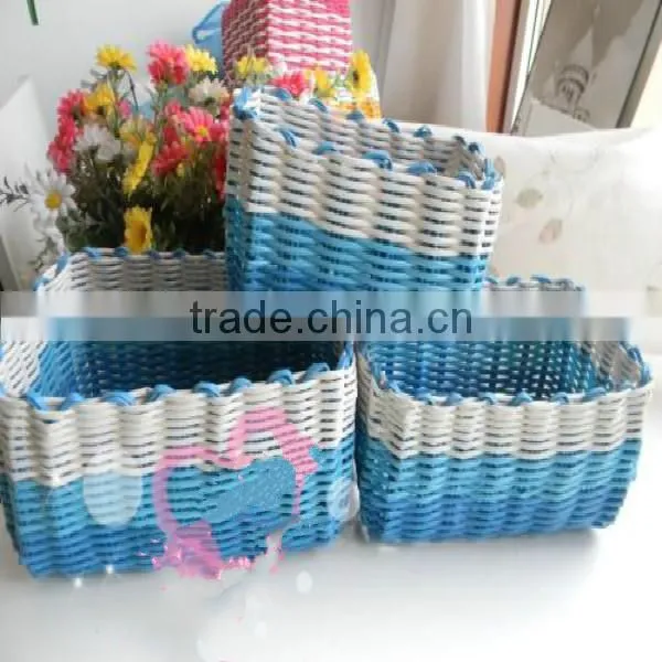 2014 Multifunctional PVC plastic storage basket mold with 100%handmade