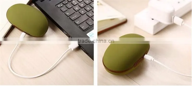 magic beans mobile power hand warmer 5200Mah mobile power USB mobile charging treasure Rechargeable mini type warm hand
