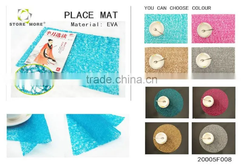 Wine and Fruits 3D Printting PP Washable Placemats