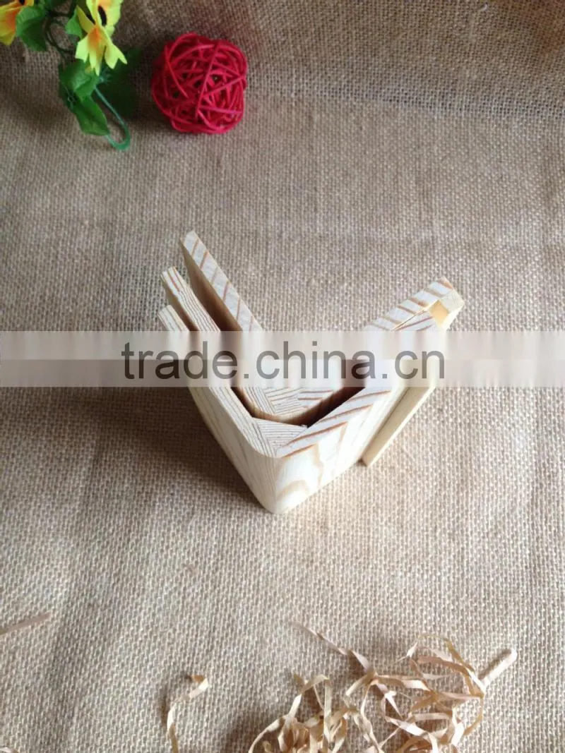 Unique butterfly Bookends Type pine Wood Book Reading Stand wooden display rack