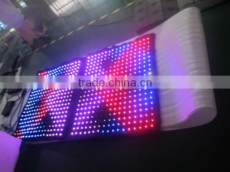 fabric led curtain for decorating wedding stage