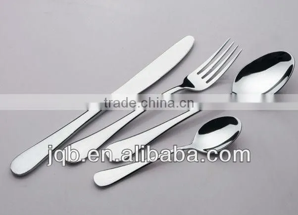 84pcs flatware sets with leather box packing royal style and high quality
