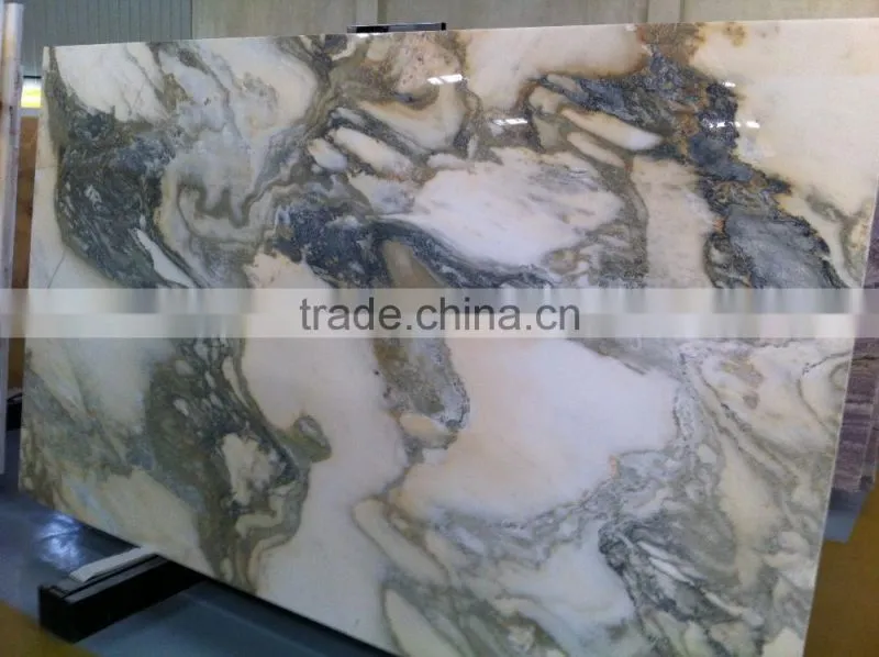 Competitive Price Nature Marble Green Land View Marble White Marble tile