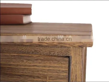 Multi PP drawer paulownia storage cabinet