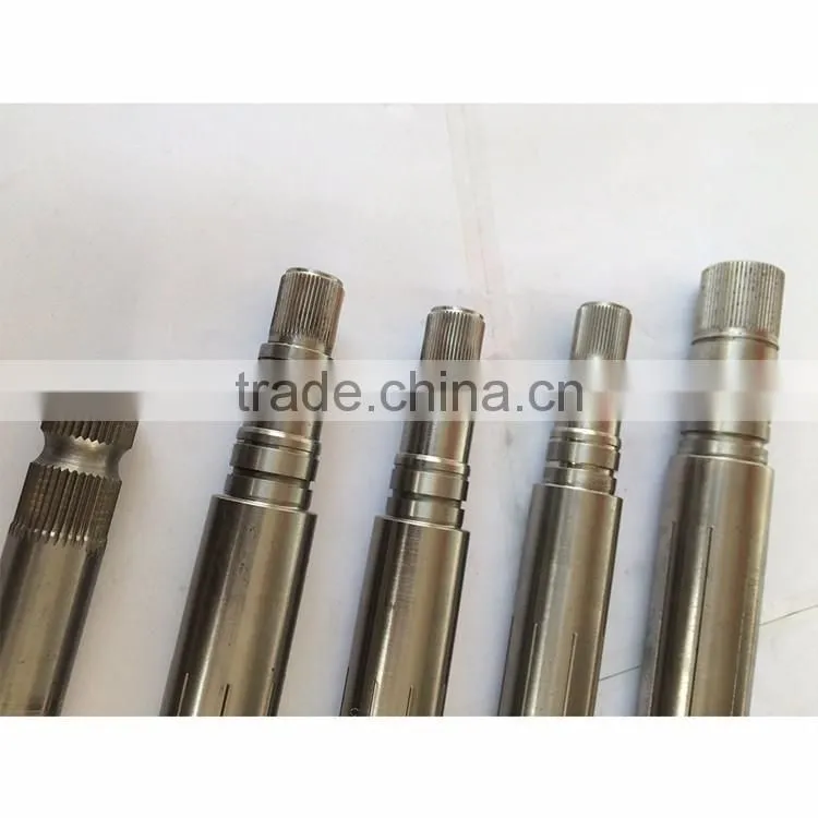 OEM CNC machining-Chemical Machinery Parts-Shaft-Spline-Worm-002