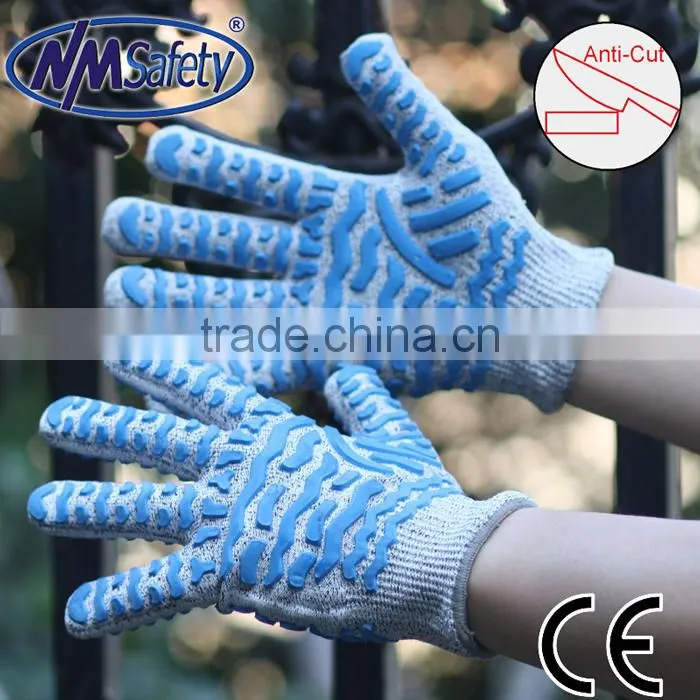 NMSAFETY 13 gauge anti-cut tpr gloves impact resistant working gloves