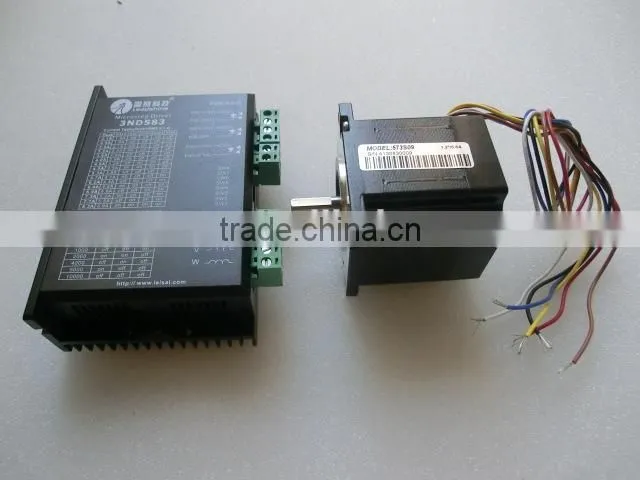 573S09 &3ND583 /3DM583 stepper motor and driver for for co2 laser engraving and cutting machine x axis