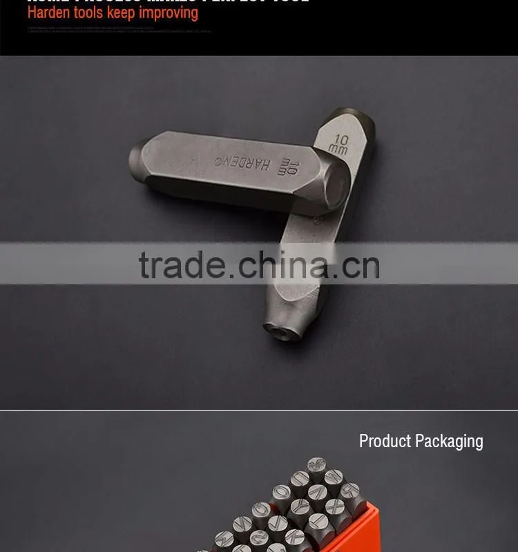Professional 8mm 27PCS Steel Letters